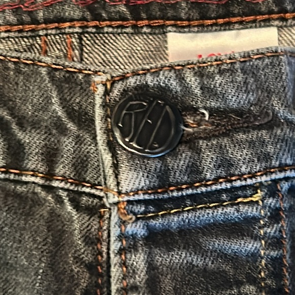 VINTAGE RARE VHTF UNISEX LEVI’S RED BUTTON FLY MENS size 36x30 REDLINE SELVAGE - Picture 10 of 16